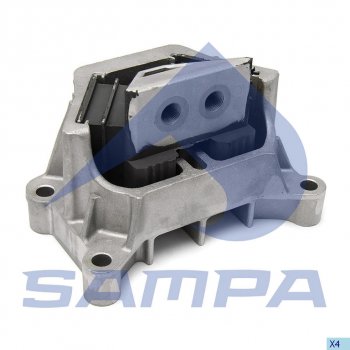 4 649 р. Подушка двигателя MAN TGA,TGS,TGX задняя SAMPA SAMPA 020.466  с доставкой в г. Керчь. Увеличить фотографию 1