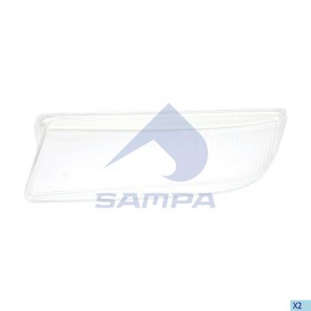 1 299 р. Стекло фары противотуманной MAN TGX (08-) левой SAMPA SAMPA 022.032  с доставкой в г. Керчь. Увеличить фотографию 1