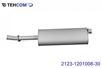 5 799 р. Глушитель ГАЗ-3302 Next дв.Evotech 2.7 ЕВРО-5 ТЕХКОМ ТЕХКОМ 2123-1201008-30  с доставкой в г. Керчь. Увеличить фотографию 1