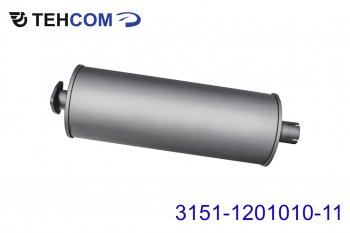 2 299 р. Глушитель УАЗ-3151,3741 НО ТЕХКОМ ТЕХКОМ 3151-1201010-11  с доставкой в г. Керчь. Увеличить фотографию 1