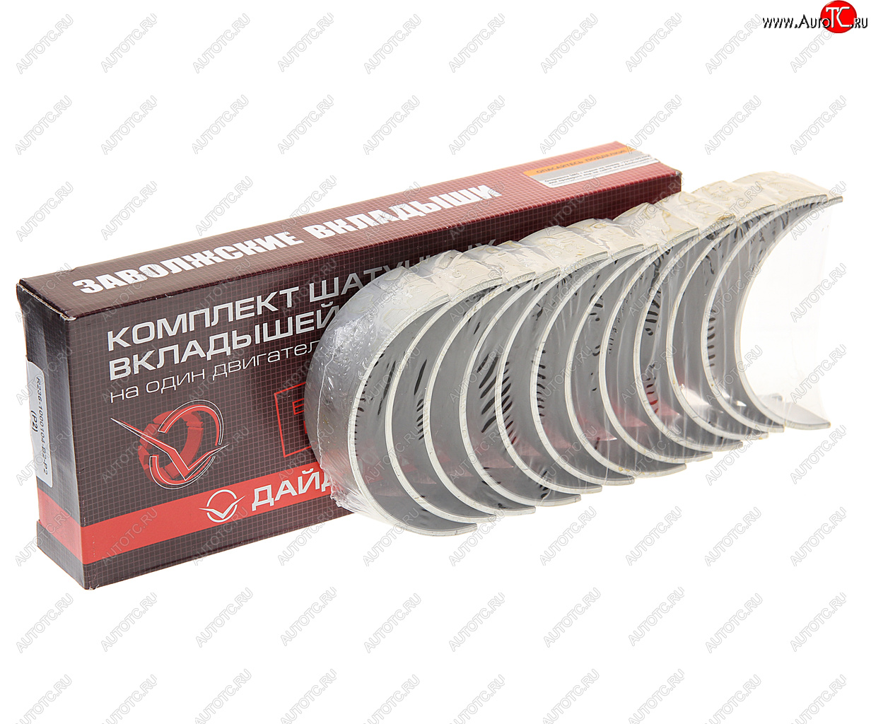 2 399 р. Вкладыши ЯМЗ-236 шатунные d+0.50 ДАЙДО МЕТАЛЛ РУСЬ ЗМЗ 236-1000104в2-р2  с доставкой в г. Керчь
