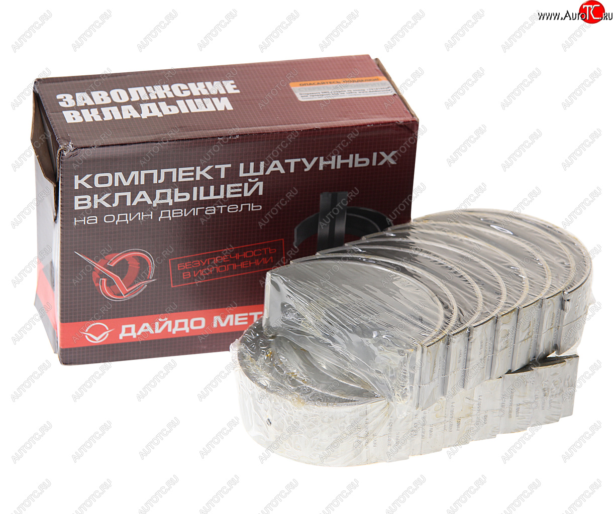 3 099 р. Вкладыши ЯМЗ-238 шатунные d+0.25 ДАЙДО МЕТАЛЛ РУСЬ ЗМЗ 238-1000104в2-р1  с доставкой в г. Керчь
