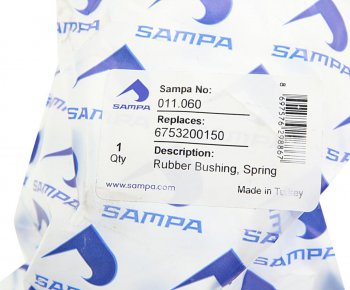 669 р. Сайлентблок MERCEDES 1114-1320 рессоры задней (36х75х96мм) SAMPA SAMPA 011.060  с доставкой в г. Керчь. Увеличить фотографию 2
