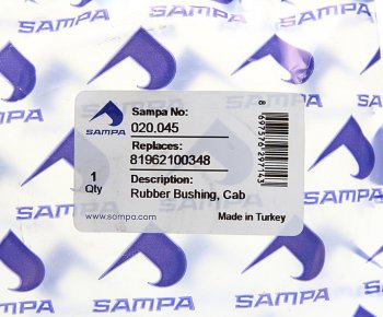 529 р. Сайлентблок MAN кабины SAMPA SAMPA 020.045  с доставкой в г. Керчь. Увеличить фотографию 3