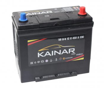 7 199 р. Аккумулятор KAINAR Asia 50Ач обратная полярность KAINAR 6ст50(0) 65b24l  с доставкой в г. Керчь. Увеличить фотографию 1