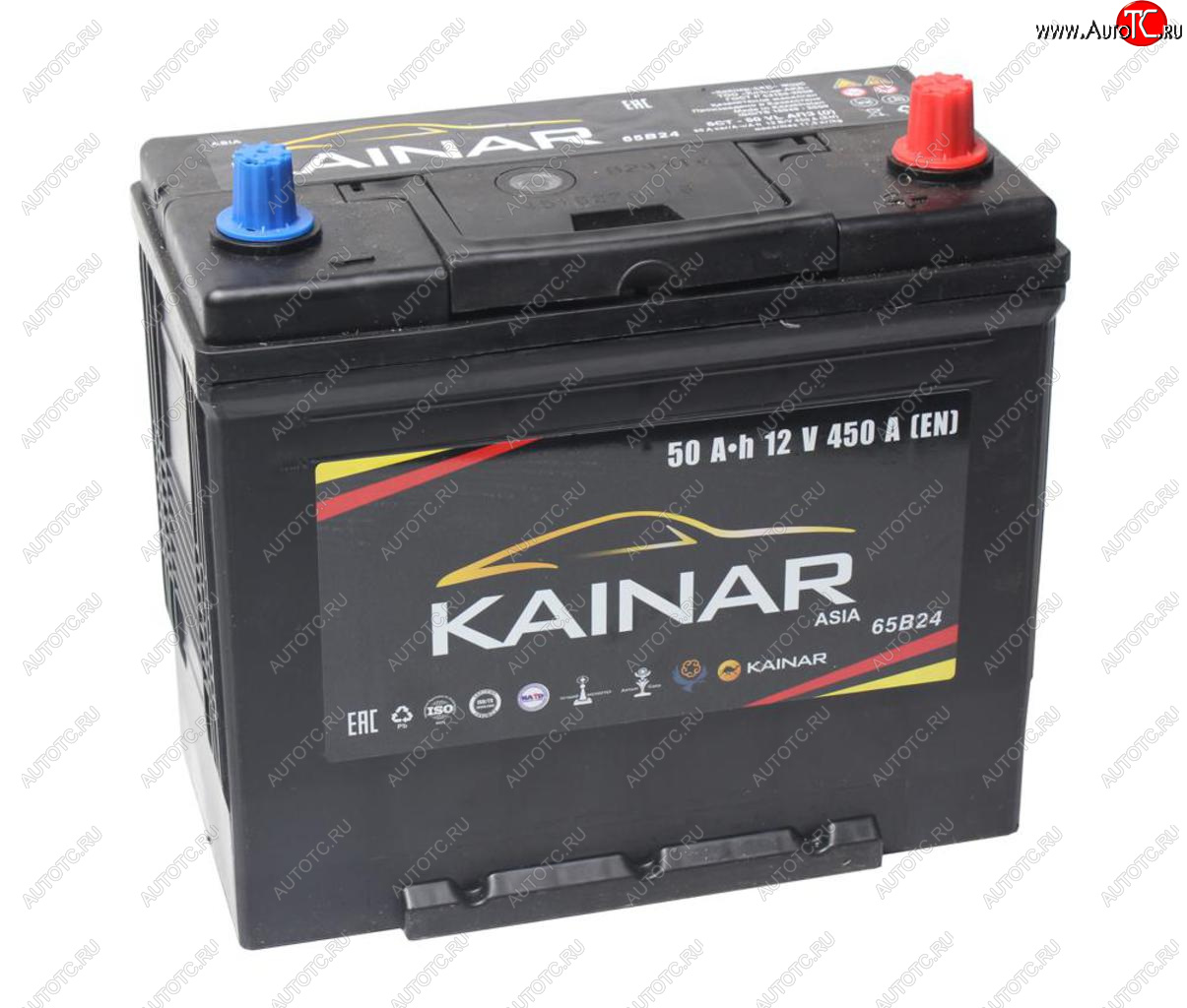 7 199 р. Аккумулятор KAINAR Asia 50Ач обратная полярность KAINAR 6ст50(0) 65b24l  с доставкой в г. Керчь