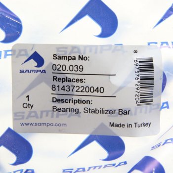 649 р. Сайлентблок MAN TGL,TGM,TGA,TGS стабилизатора заднего в центр (55х82х70) SAMPA SAMPA 020.039  с доставкой в г. Керчь. Увеличить фотографию 3