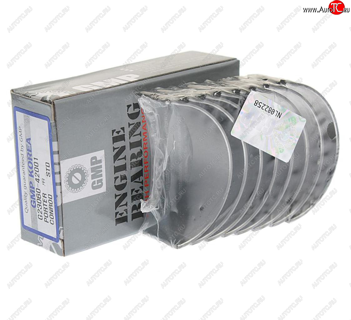 1 069 р. Вкладыши HYUNDAI Porter дв.D4BF шатунные d+0.00 комплект (8шт.) GMP GMP 23060-42001  с доставкой в г. Керчь