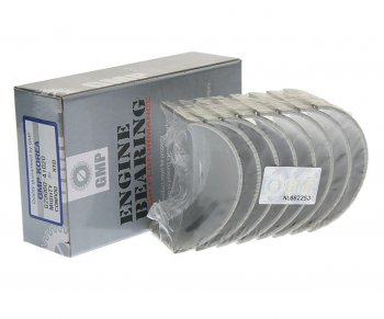1 639 р. Вкладыши HYUNDAI HD65,72,78,County дв.D4AL,D4AF шатунные d+0.00 комплект (8шт.) GMP GMP 23060-41020  с доставкой в г. Керчь. Увеличить фотографию 1