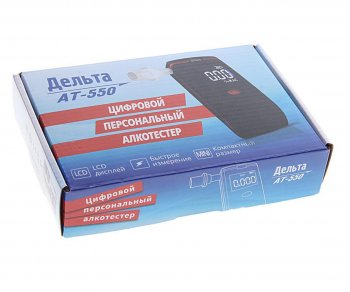2 299 р. Алкотестер цифровой до 1.99 промилле LCD дисплей, звуковой сигнализатор ДЕЛЬТА ДЕЛЬТА ат-550  с доставкой в г. Керчь. Увеличить фотографию 2