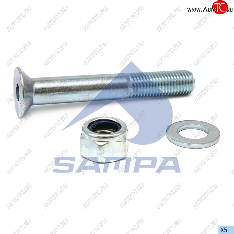 205 р. Ремкомплект седельного устройства JSK 37 (болт 1шт) SAMPA SAMPA 095.535  с доставкой в г. Керчь