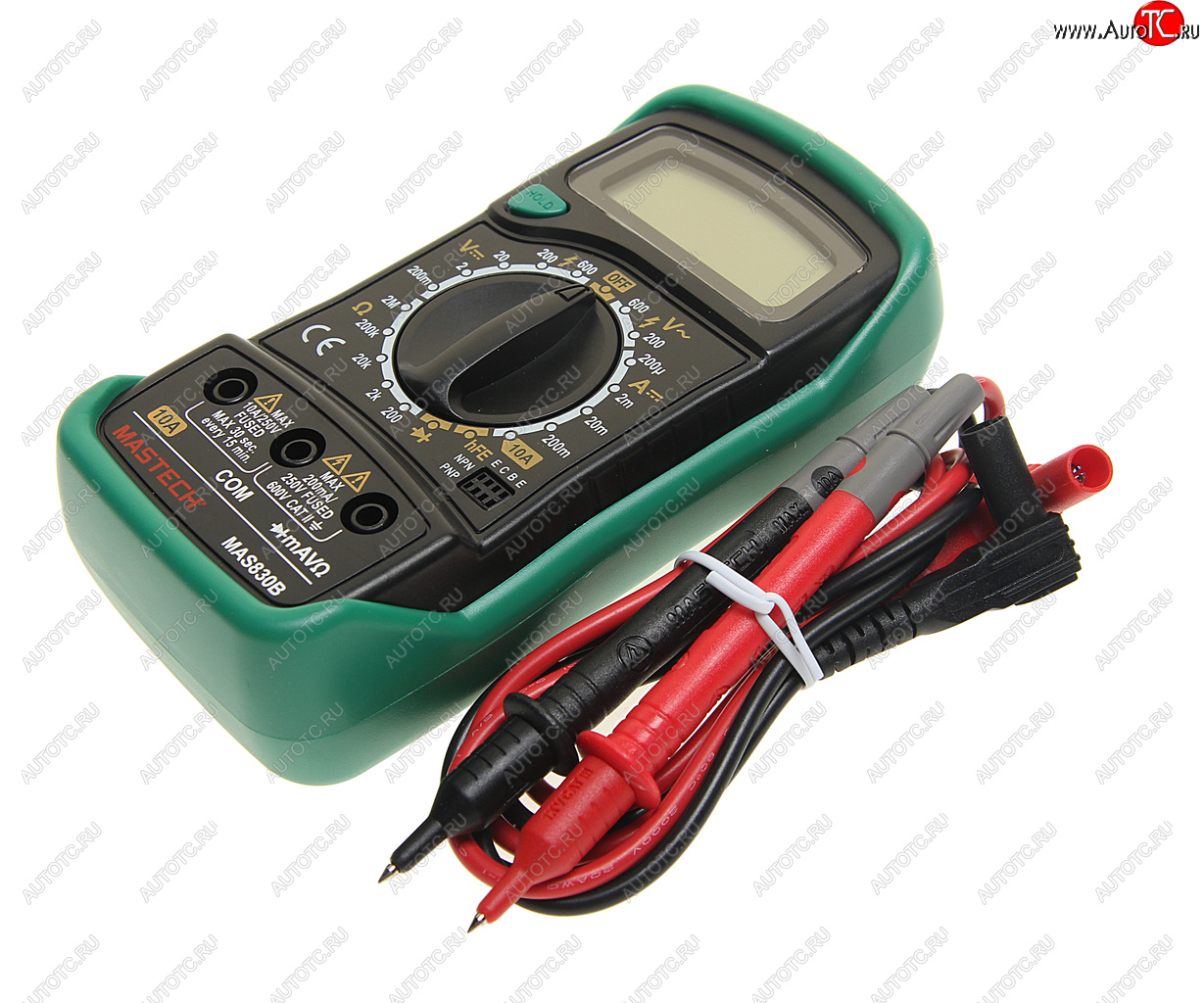 2 469 р. Мультиметр портативный MAS830B MASTECH MASTECH 13-2010  с доставкой в г. Керчь