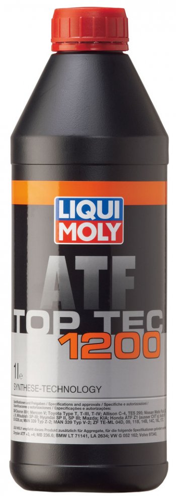 1 989 р. Масло трансмиссионное ATF TOP TEC 1200 синт.1л LIQUI MOLY LIQUI MOLY 3681  с доставкой в г. Керчь. Увеличить фотографию 1