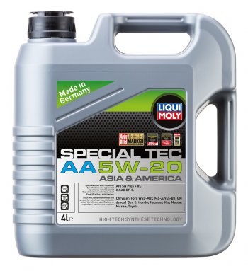 5 799 р. Масло моторное SPECIAL TEC AA 5W20 HC-синт.4л LIQUI MOLY LIQUI MOLY 7658  с доставкой в г. Керчь. Увеличить фотографию 1