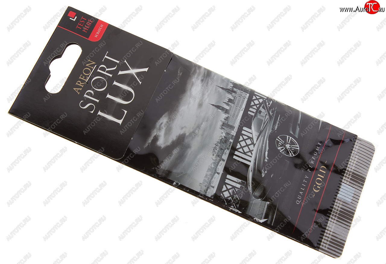 101 р. Ароматизатор подвесной пластина (gold) Sport Lux AREON AREON sl01  с доставкой в г. Керчь