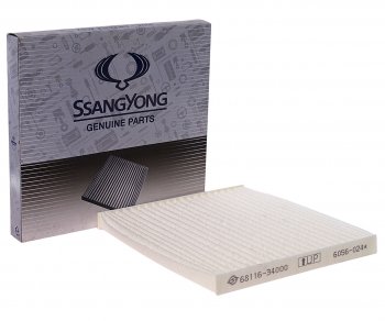 1 969 р. Фильтр воздушный салона SSANGYONG Actyon (10-) OE SSANGYONG 6811634000  с доставкой в г. Керчь. Увеличить фотографию 1