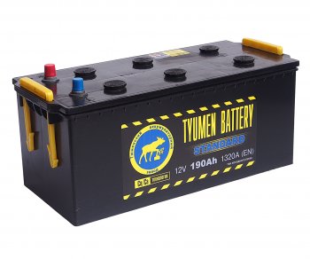 21 899 р. Аккумулятор TYUMEN BATTERY STANDART 190Ач обратная полярность TYMEN BATTERY 6ст190(3)  с доставкой в г. Керчь. Увеличить фотографию 1
