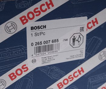 1 799 р. Датчик АБС FIAT Ducato (06-) колеса переднего правоголевого BOSCH BOSCH 0265007685  с доставкой в г. Керчь. Увеличить фотографию 4