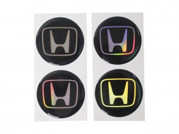 264 р. Эмблема диска колесного HONDA (6см) комплект 4шт. AUTOSTICKERS 02149017471  с доставкой в г. Керчь. Увеличить фотографию 1