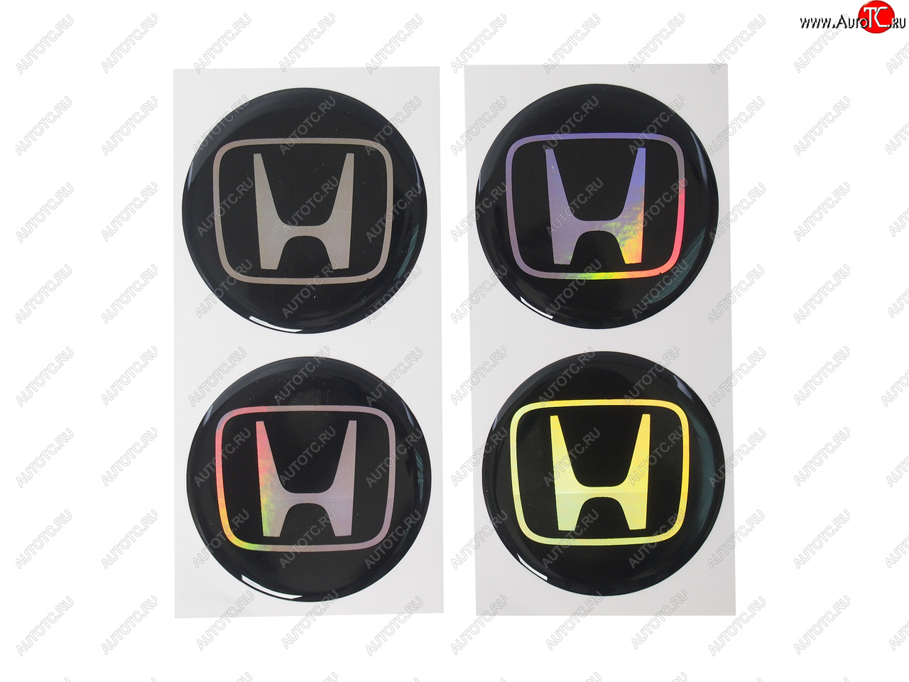 264 р. Эмблема диска колесного HONDA (6см) комплект 4шт. AUTOSTICKERS 02149017471  с доставкой в г. Керчь