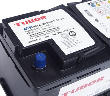24 499 р. Аккумулятор TUBOR AGM 80Ач обратная полярность TUBOR 6ст80(0)  с доставкой в г. Керчь. Увеличить фотографию 3