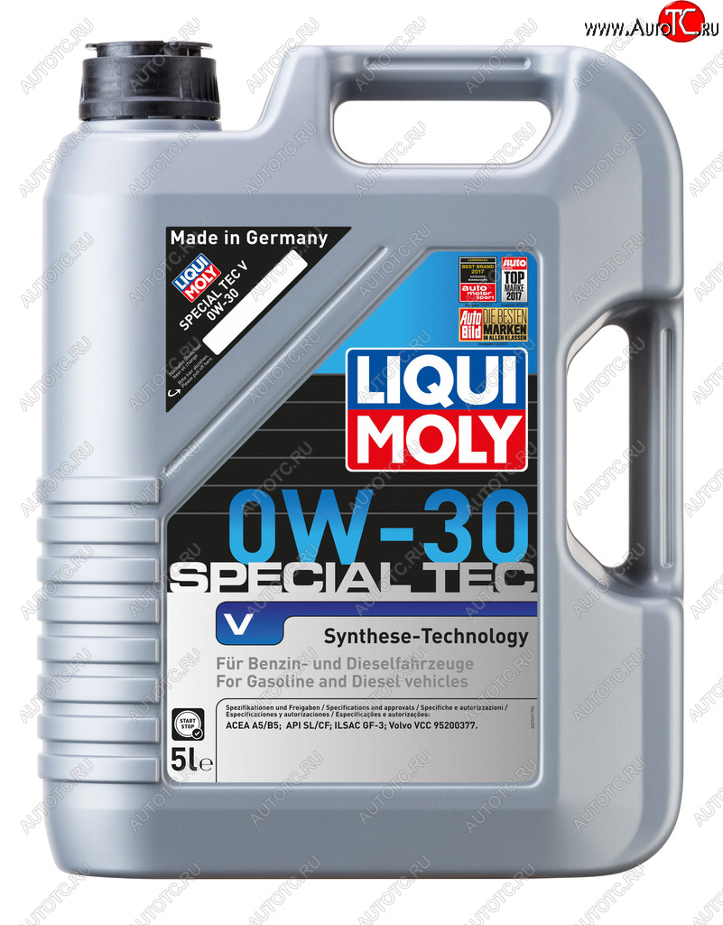 7 799 р. Масло моторное SPECIAL TEC VOLVO 0W30 синт.5л LIQUI MOLY LIQUI MOLY 2853  с доставкой в г. Керчь