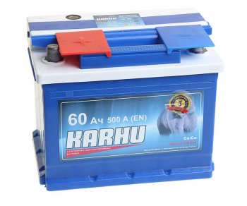 6 399 р. Аккумулятор KARHU 60Ач KARHU 6ст60(1)  с доставкой в г. Керчь. Увеличить фотографию 1