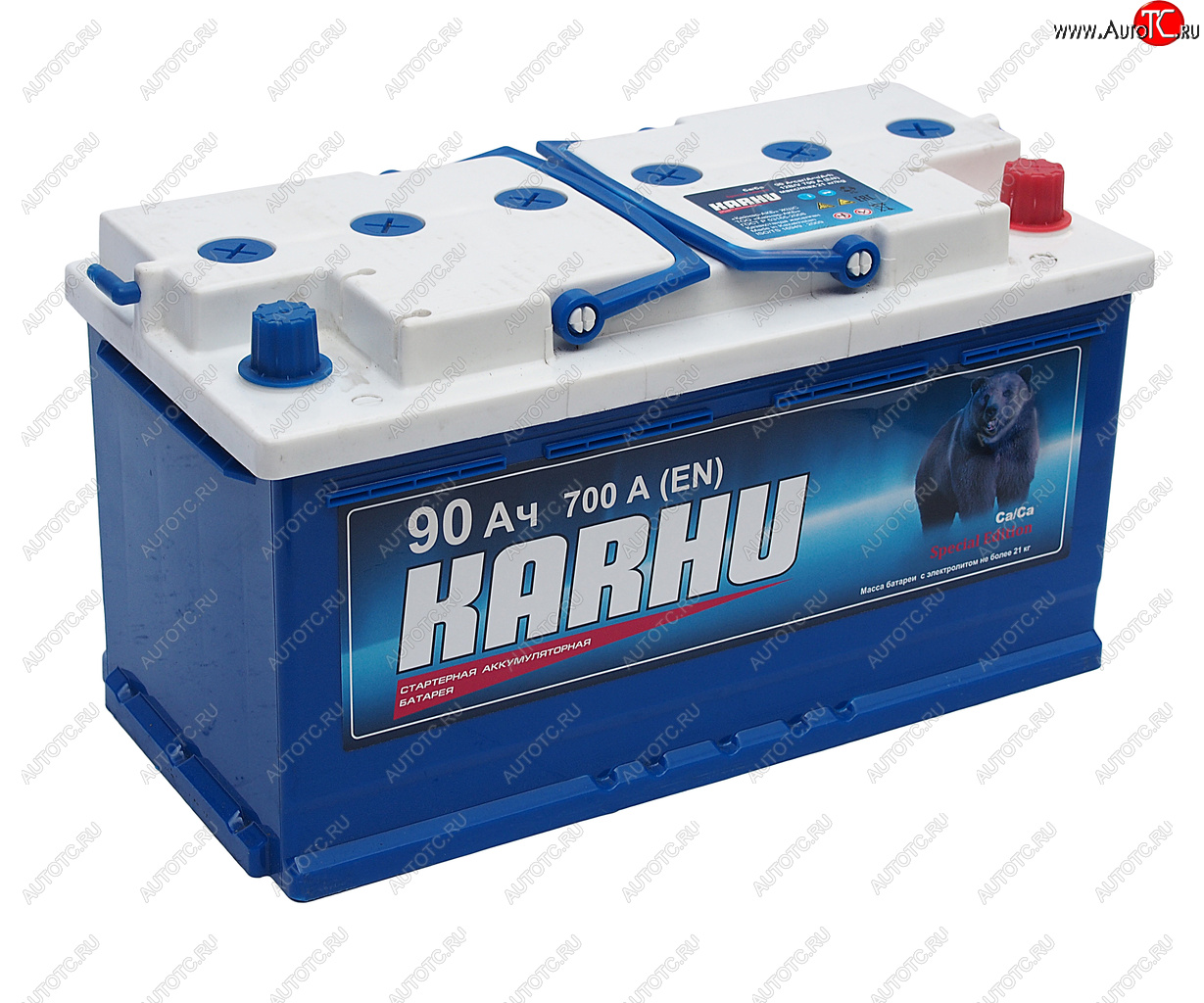 9 899 р. Аккумулятор KARHU 90Ач обратная полярность KARHU 6ст90(0)  с доставкой в г. Керчь