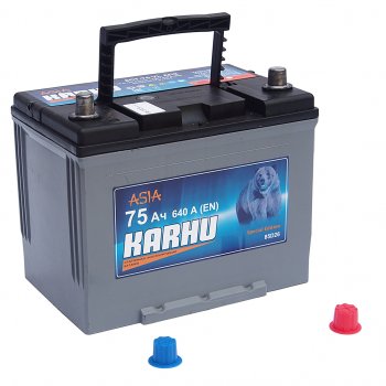 9 599 р. Аккумулятор KARHU Asia 75Ач обратная полярность KARHU 6ст75(0) 85d26l  с доставкой в г. Керчь. Увеличить фотографию 2