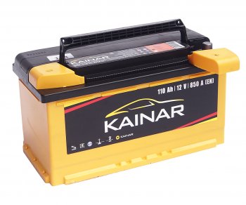 12 949 р. Аккумулятор KAINAR 110Ач обратная полярность KAINAR 6ст110(0)  с доставкой в г. Керчь. Увеличить фотографию 1