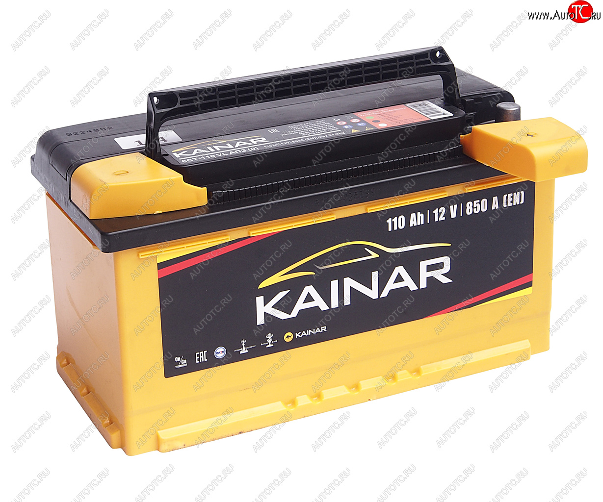 12 949 р. Аккумулятор KAINAR 110Ач обратная полярность KAINAR 6ст110(0)  с доставкой в г. Керчь