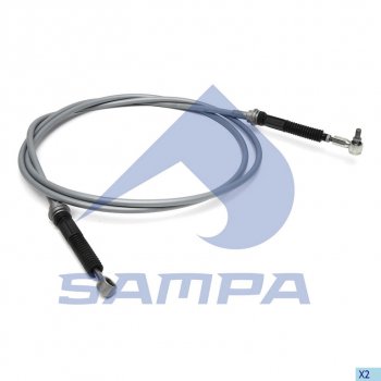 Трос MAN TGA,TGS переключения КПП L=3267мм SAMPA SAMPA 021.433