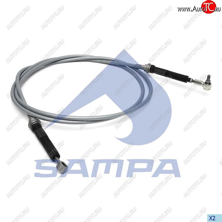 4 949 р. Трос MAN TGA,TGS переключения КПП L=3267мм SAMPA SAMPA 021.433  с доставкой в г. Керчь