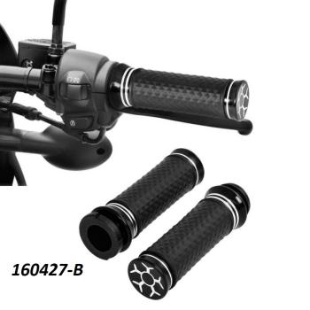 3 419 р. Грипсы на руль 25мм Harley-Davidson 3 КитайскиеЗапчасти пм-00025600  с доставкой в г. Керчь. Увеличить фотографию 2