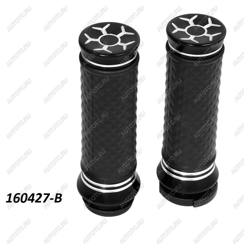 3 419 р. Грипсы на руль 25мм Harley-Davidson 3 КитайскиеЗапчасти пм-00025600  с доставкой в г. Керчь
