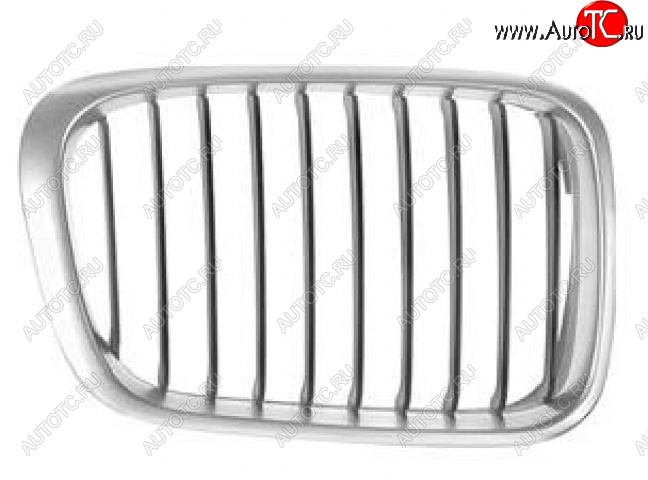 4 519 р. Правая решетка радиатора BodyParts  BMW 3 серия  E46 (1998-2001) седан дорестайлинг (хром серый)  с доставкой в г. Керчь