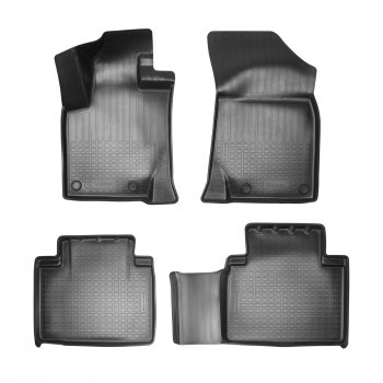 Комплект ковриков салона Seintex сетка(к-т) Geely Atlas NL3 (2016-2022) (Черный)
