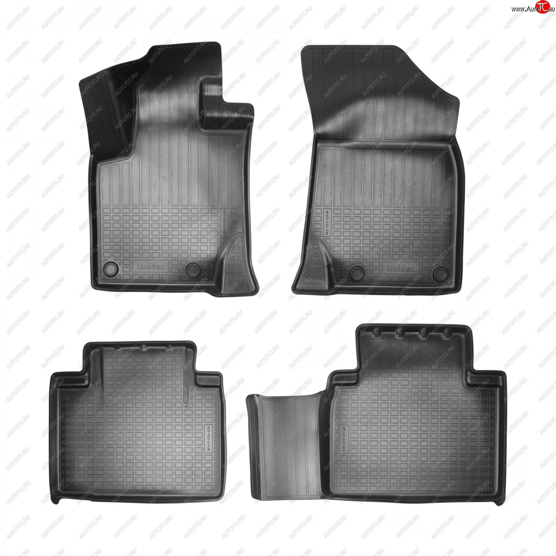 3 299 р. Комплект ковриков салона Seintex сетка(к-т)  Geely Atlas  NL3 (2016-2022) (Черный)  с доставкой в г. Керчь