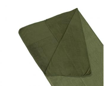 729 р. Вкладыш в спальный мешок СЛЕДОПЫТ FLEECE, 190х90 см, флис, цв. хаки  pf-sb-55  с доставкой в г. Керчь. Увеличить фотографию 2