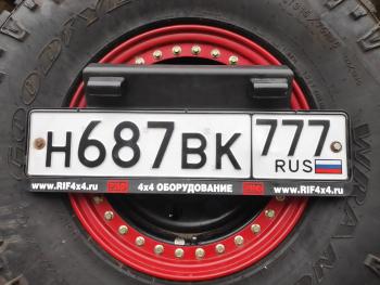 52 999 р. Бампер РИФ силовой задний УАЗ Хантер с квадратом под фаркоп, калиткой и подсветкой номера, лифт 65 мм  rif469-22120-stop  с доставкой в г. Керчь. Увеличить фотографию 8