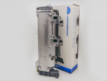 22 849 р. ТЕПЛООБМЕННИК для двигателя КамАЗ длинный 40.20-1013200 КамАЗ 53215 (2000-2025)  с доставкой в г. Керчь. Увеличить фотографию 4