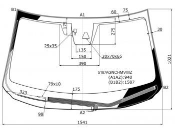 11 199 р. Стекло лобовое (Обогрев щеток Камера Датчик дождя Молдинг) Mazda CX-5 16- FUYAO 5187AGNCHMVZ  с доставкой в г. Керчь. Увеличить фотографию 1