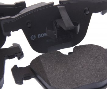 3 789 р. Колодки тормозные задние (4шт.) BOSCH BMW X6 E71 рестайлинг (2012-2014)  с доставкой в г. Керчь. Увеличить фотографию 2