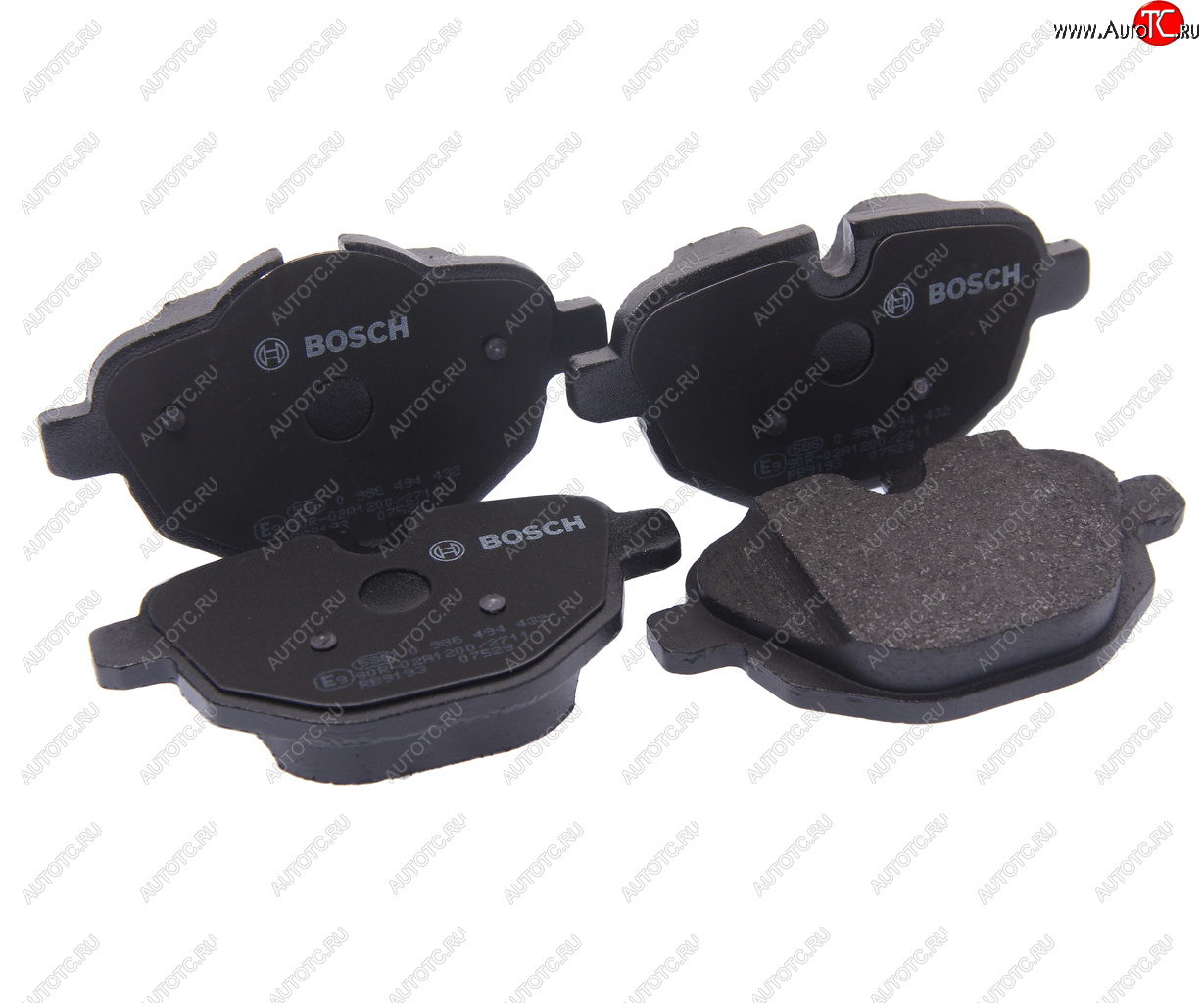 3 699 р. Колодки тормозные задние (4шт.) BOSCH BMW X3 F25 рестайлинг (2014-2017)  с доставкой в г. Керчь