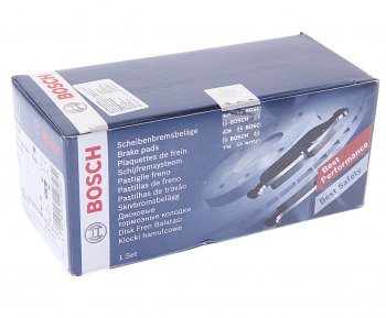 2 599 р. Колодки тормозные передние (4шт.) BOSCH Mazda 3/Axela BM дорестайлинг седан (2013-2016)  с доставкой в г. Керчь. Увеличить фотографию 3