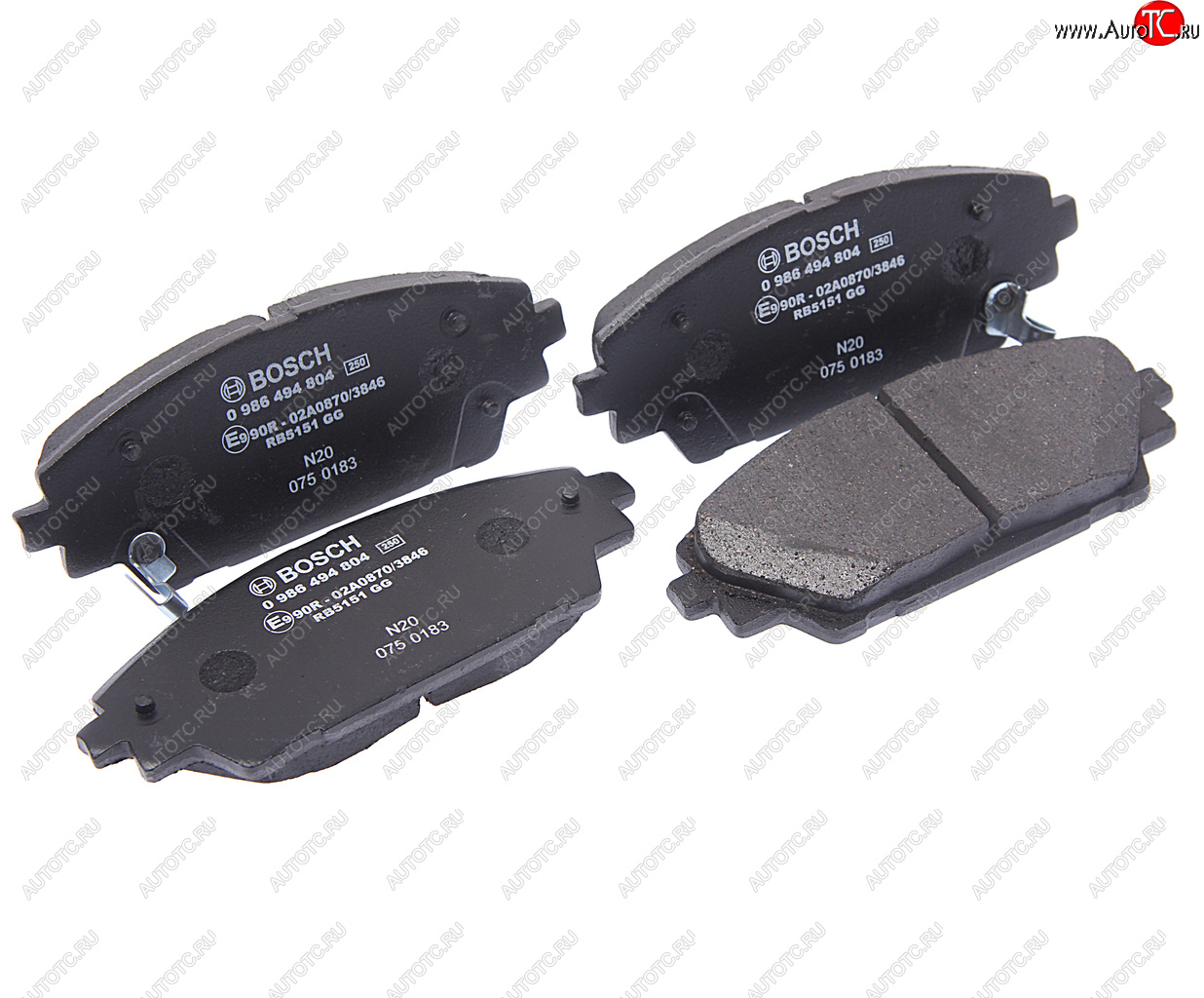 2 599 р. Колодки тормозные передние (4шт.) BOSCH Mazda 3/Axela BM дорестайлинг седан (2013-2016)  с доставкой в г. Керчь
