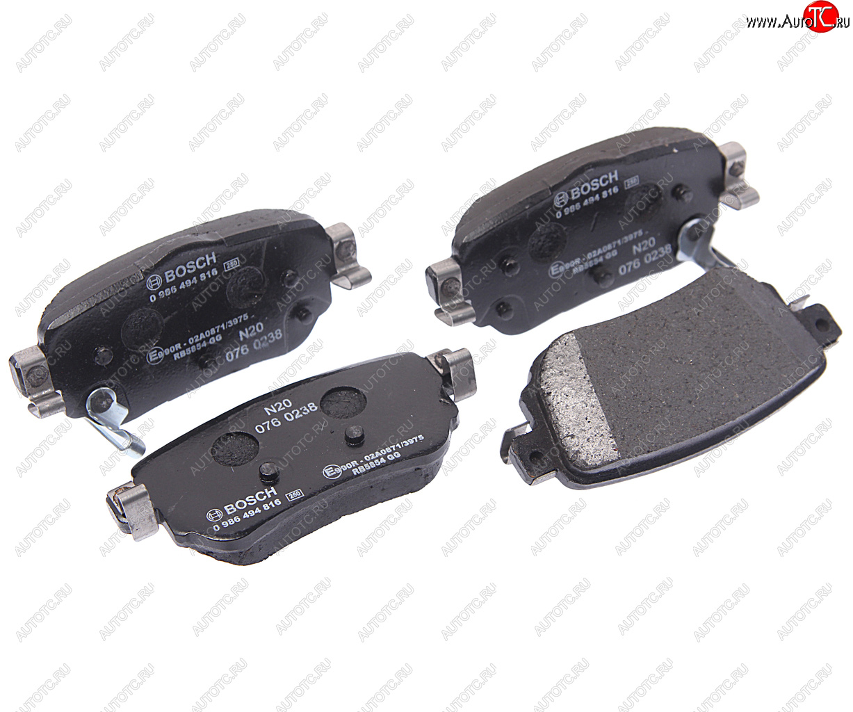 2 079 р. Колодки тормозные задние (4шт.) BOSCH Nissan Qashqai 2 J11 дорестайлинг (2013-2019)  с доставкой в г. Керчь