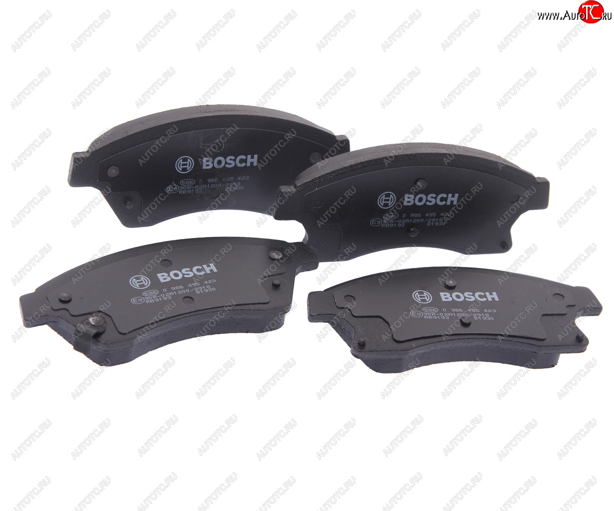 2 399 р. Колодки тормозные передние (4шт.) BOSCH Chevrolet Aveo T300 седан (2011-2015)  с доставкой в г. Керчь