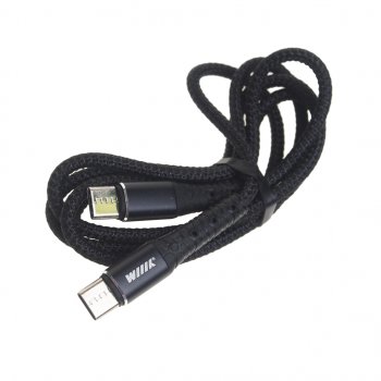 479 р. Кабель USB Type C-USB Type C 1м WIIIX WIIIX cb-712tc-tc(1.0)-chp-b  с доставкой в г. Керчь. Увеличить фотографию 1