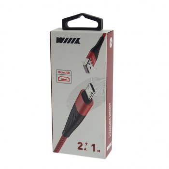 349 р. Кабель micro-USB 1м WIIIX WIIIX cb725-umu-10r  с доставкой в г. Керчь. Увеличить фотографию 2